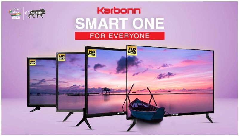 Karbonn launches Made in India Smart LED TVs in India, price starts at Rs 7990