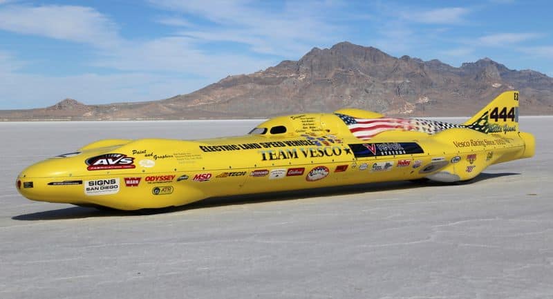 Team Vesco 444 Little Giant Broke The National EV Speed Record With 353 MPH