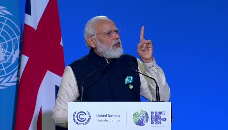 COP26 Prime Minister Narendra Modi says solar energy is the future