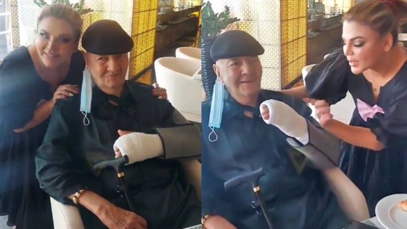 Rakhi Sawant ने Prem Chopra को किया Kiss, हरकत देख एक्टर के मुंह से निकला  ओह माय गॉड!