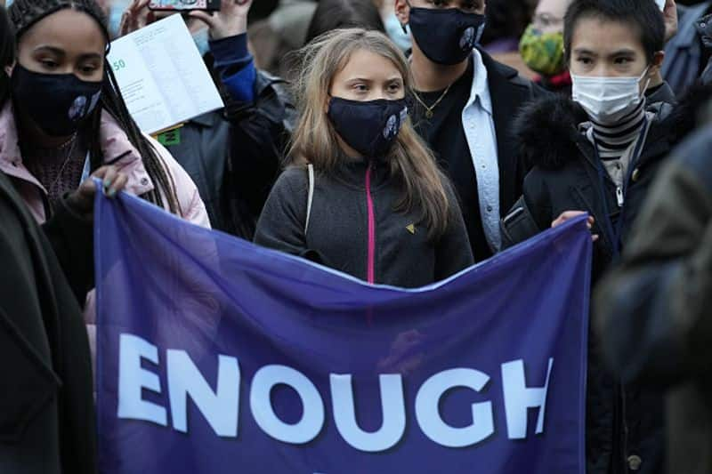 Climate change activist Greta Thunberg charged in public order offense after Fossil Free London protest AJR