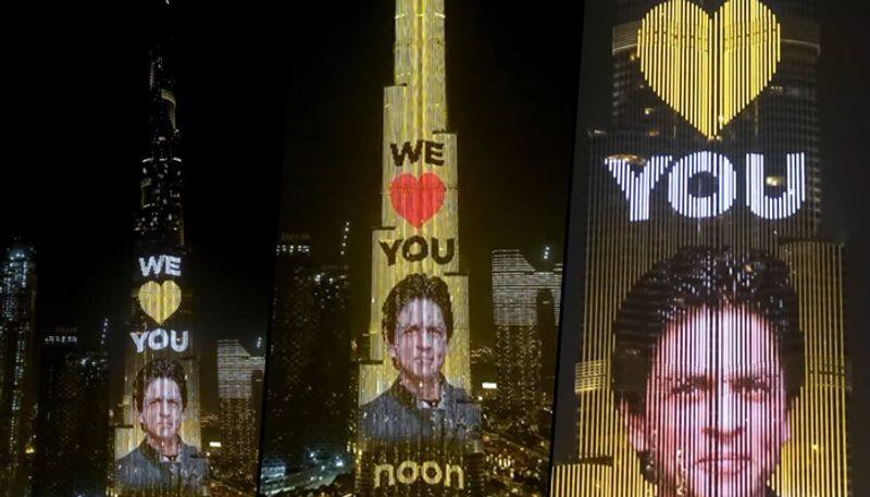 Dubais Burj Khalifa honours Shah Rukh Khan on his 56th birthday; watch the video - gps