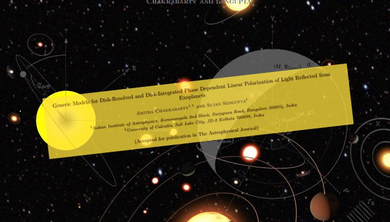 new method to study environment of exo solar planets using polarisation of light proposed by Indian Astronomers