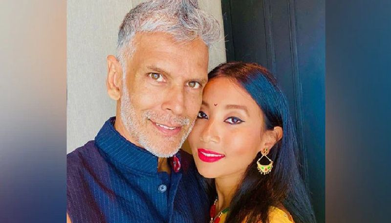 ankita konwars lovely note to milind soman on his 56 birthday