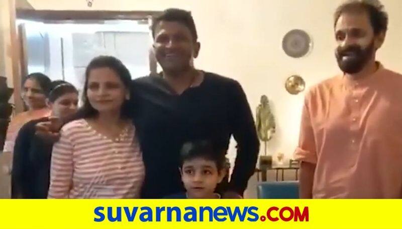 KKannada actor Raghavendra Rajkumar share his last video with Puneeth  vcs