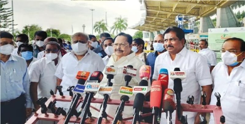 Duraimurugan has denied that he did not meet the governor regarding the cabinet reshuffle