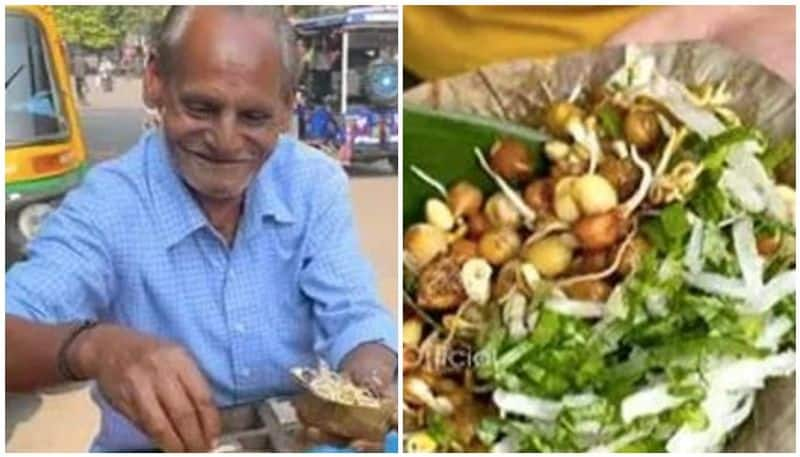 Elderly Man Sells Unique Sprouts Chaat Kanpur