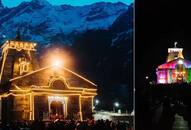 Modi Kedarnath visit, attractive lighting at kedarnath on diwali