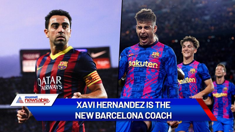 xavi hernandez appointed barcelona head coach camp nou la liga champions league