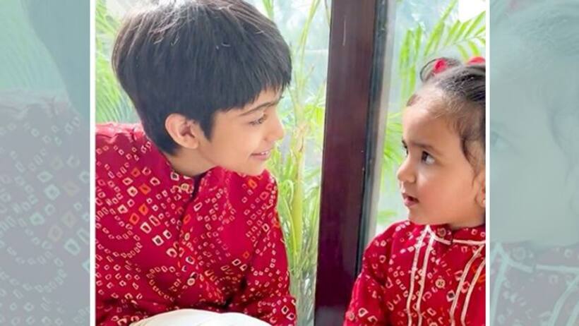 Bhai DooJ: Shilpa Shetty की बेटी तुतलाते हुए बोली  हैप्पी भाई दूज, वियान के साथ मस्ती करती दिखीं समीशा