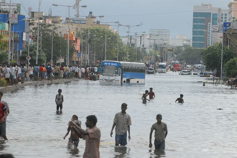 Tamil Nadu rains: Trees uprooted, house flooded in Chennai, IMD issues weather warning