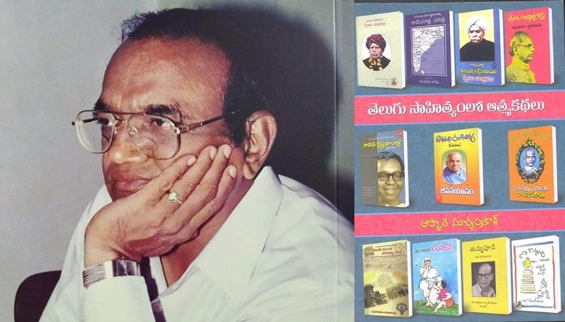 Varala Anand writes a book of Apkari Suryapkash auto biographies in Telugu