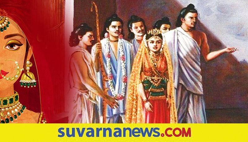 What does it mean Draupadi has five husbands in Mahabhaata