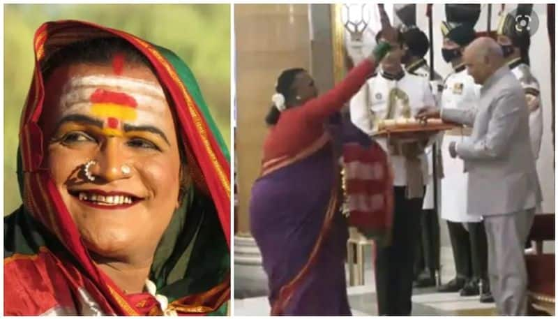 transgender folk dancer Manjamma Jogati received Padma Shri