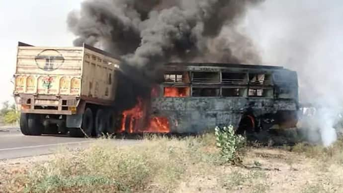 Rajasthan Accident-বাস-ট্রাকের মুখোমুখি ভয়াবহ সংঘর্ষে মৃত বহু,ক্ষতিপূরণ ঘোষণা মোদীর