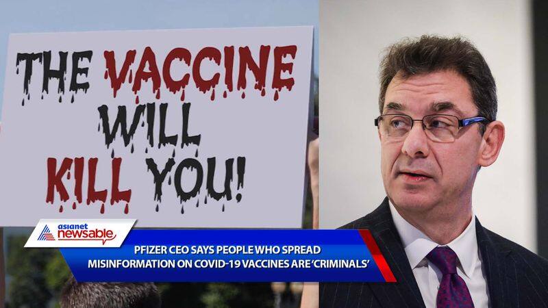 pfizer ceo albert bourla calls people who spread misinformation on covid 19 vaccines as criminals united states