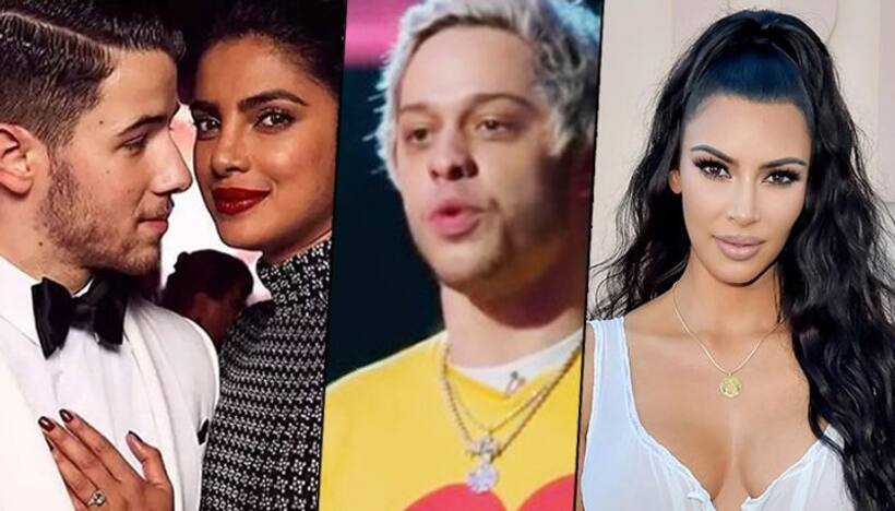 WHAT! Did Kim Kardashian's rumoured beau Pete Davidson mock Priyanka Chopra's husband, Nick Jonas? Watch this