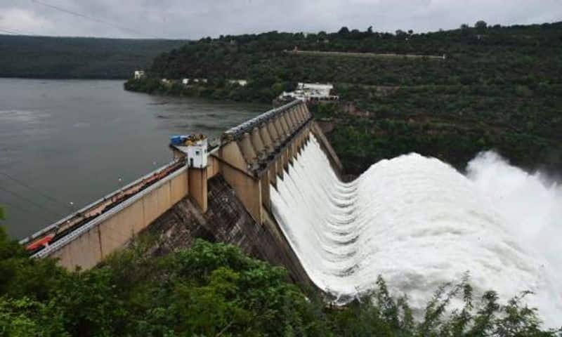 Central  Water  Commission  Team  inspects  Srisailam  Project lns