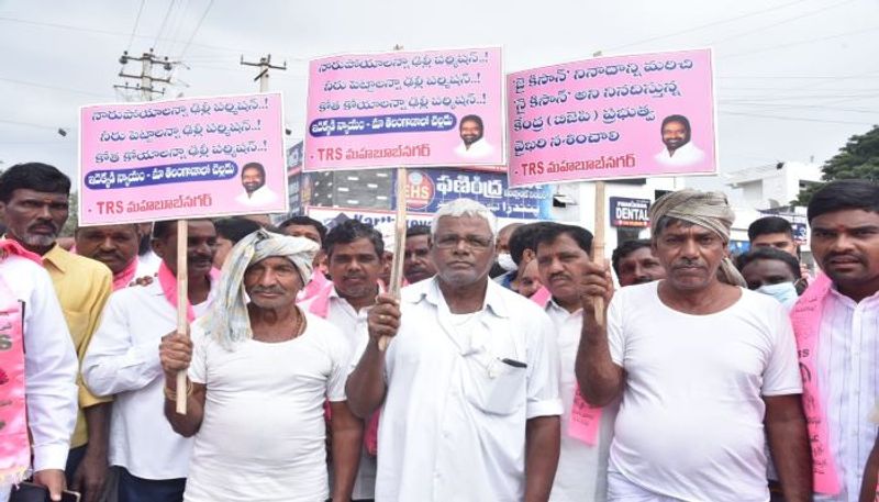 seeking paddy procurement by Centre... Today TRS dharna across Telangana