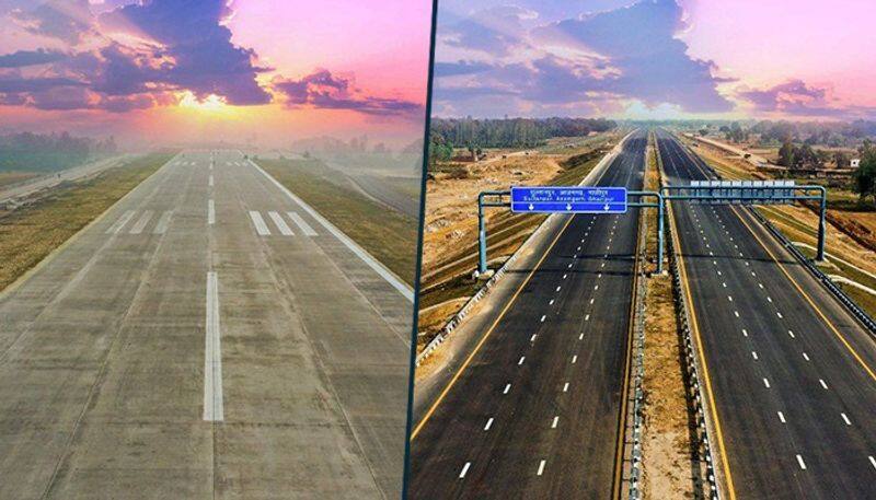 IAF fighter aircrafts conduct trial run on airstrip ahead of Purvanchal Expressway inauguration gcw