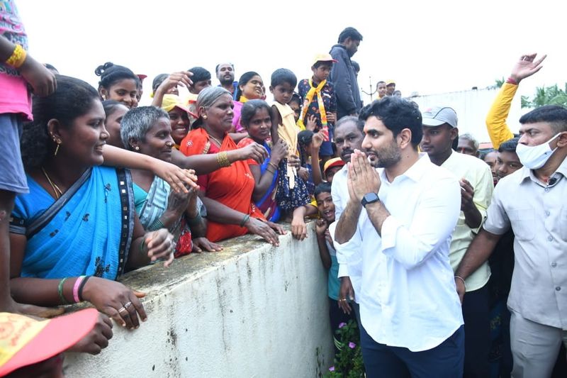 tdp leader nara lokesh satires on mangalagiri mla alla ramakrishna reddy