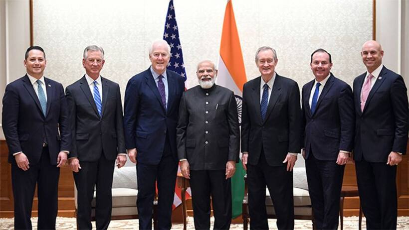 US Congress के प्रतिनिधिमंडल ने मोदी से की मुलाकात, इतनी बड़ी आबादी के बाद भी  बेहतर Covid 19 प्रबंधन को सराहा