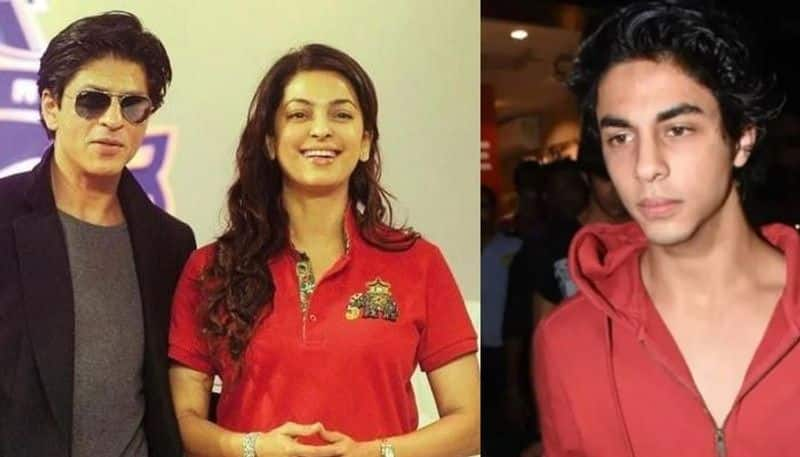 actress juhi chawla birthday wish to aryan khan