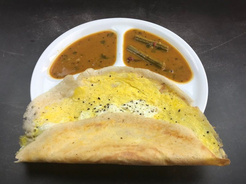 how to make special egg dosa