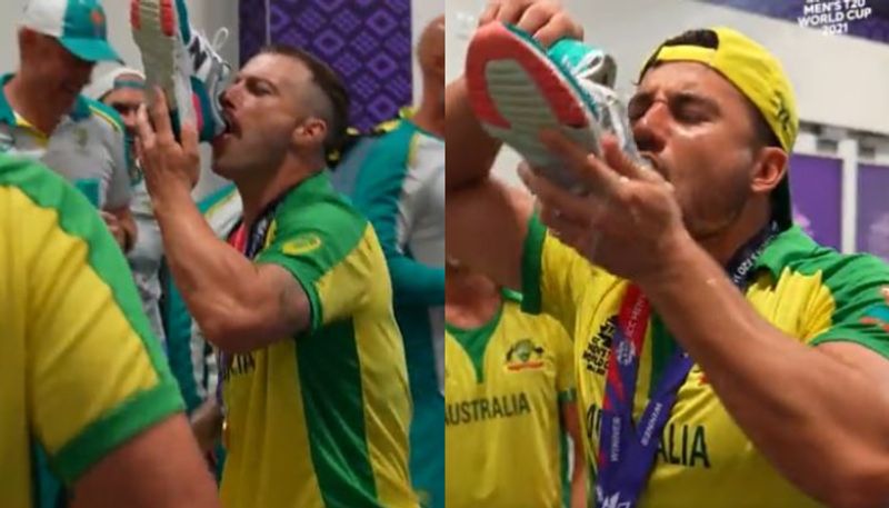 ICC T20 World Cup 2021 champion Australia's weird post-title win celebration will shock you (WATCH)-ayh