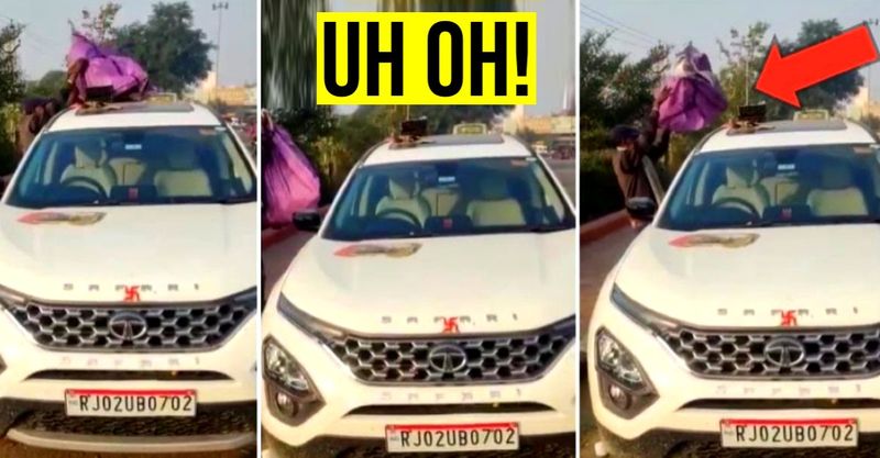 Owner uses new Tata Safari to collect garbage at Rajasthan