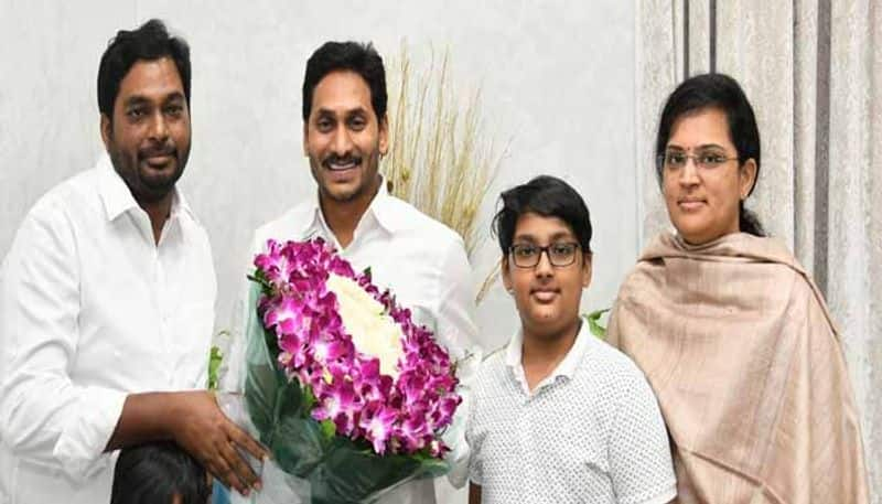 MLC Candidate Arun Kumar meeting with   AP CM  YS Jagan