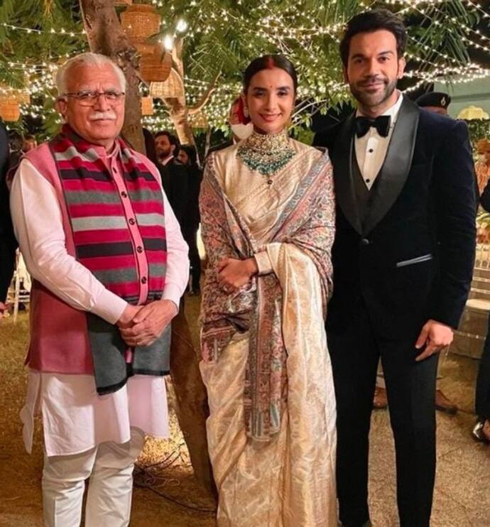 Rajkummar-Patralekhaa Reception- শুভেচ্ছা জানাতে উপস্থিত মুখ্যমন্ত্রী,  বৌভাতের সন্ধ্যায় রাজলেখা