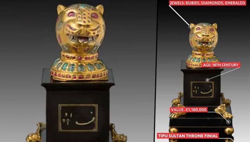 UK auctioning Tipu Sultan's throne finial worth Rs 14 crore netizens react gcw