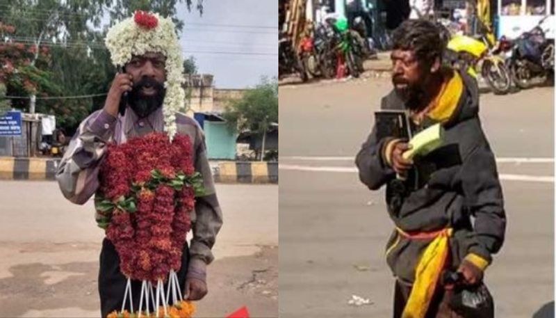 thousands gathered for the last rites of  mentally challenged beggar Huchcha Basya in karnataka