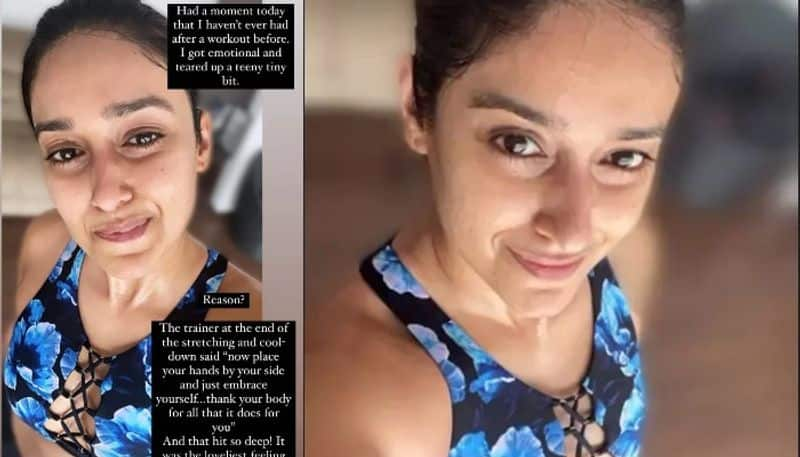 Ileana D'Cruz Got Emotional after her Workout