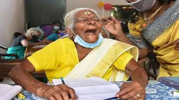 kerala news: 104 year old Women kuttiyamma scores 89 out of 100 in state literac mission exam dva