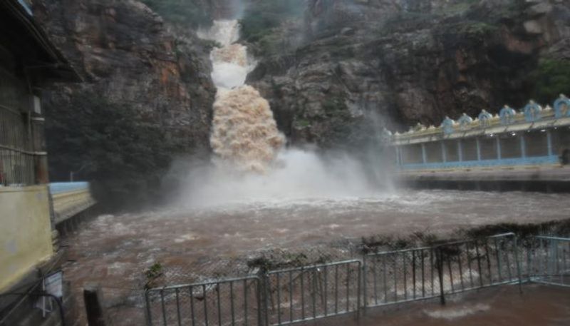 extreme heavy rains in tirupati and tirumala