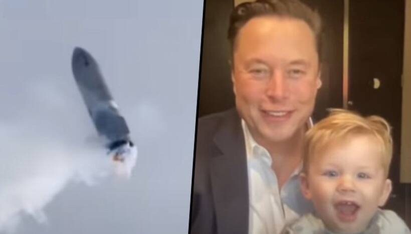 Viral video: Elon Musk's 16 month old son  X Æ A Xii makes special appearance during presentation