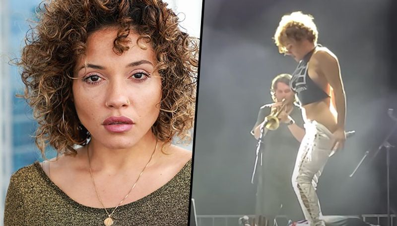 Sophia Urista pees on a fan face during the concert; later apologises here is what happened drb