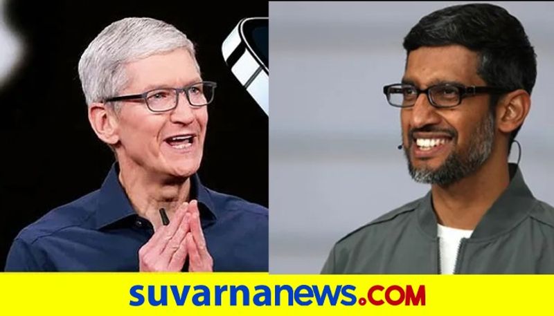 Alphabet CEO Sundar Pichai and apple ceo tim cook speak about Cryptocurrency mnj