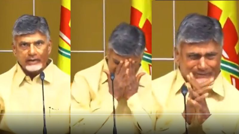 Chandrababu Naidu breaks down vows not to step in Assembly until he wins elections gcw