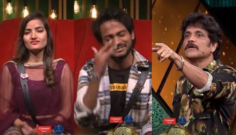 nagarjuna strong warning to siri shanmukh and manas and finally sunny winner