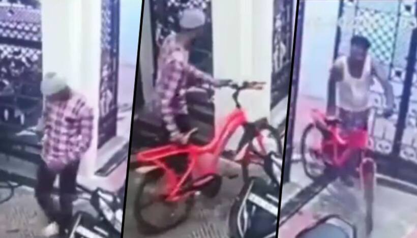 Watch: Robber enters house to steal cycle; What happens next is hilarious
