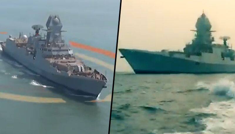 Defence Minister Rajnath Singh commissions INS Visakhapatnam into Indian Navy-dnm