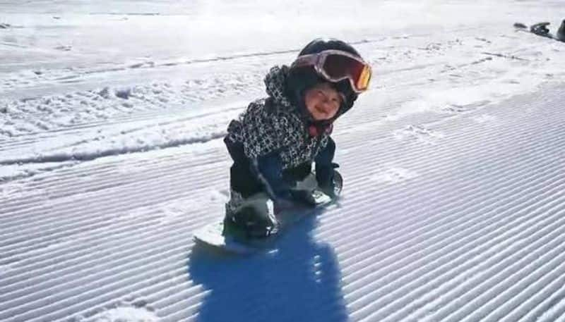 11 month older Snowboarder