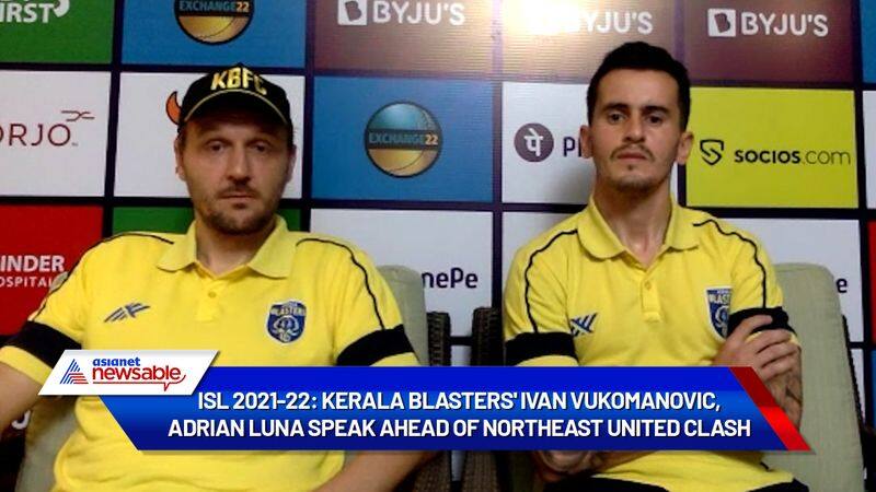 ISL 2021-22: Kerala Blasters' Ivan Vukomanovic, Adrian Luna speak ahead of Northeast United clash (WATCH)-ayh