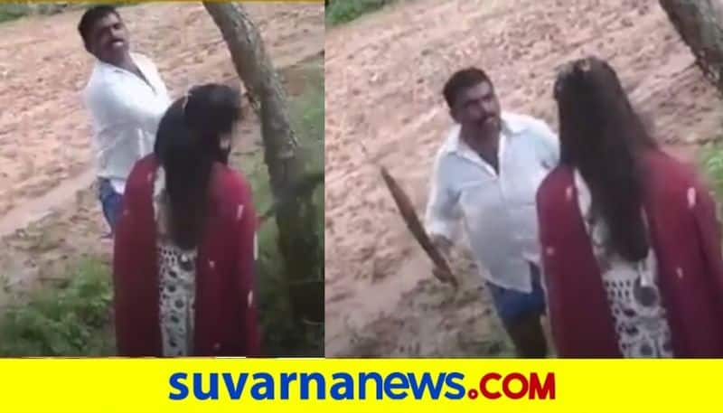 Ramanagar Gram Panchayat Member Assaults Women Video Goes Viral pod