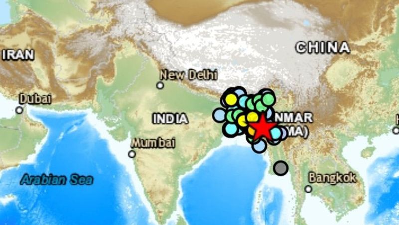 Earthquake of magnitude 6.1 hits Mizoram Thenzawl