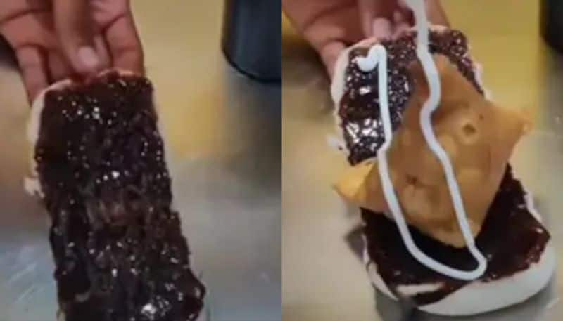 Street Vendor s Chocolate Samosa Pav Leaves Internet Unhappy