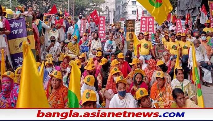 Farm Law: কৃষক আন্দোলনের বর্ষপূর্তি, সংযুক্ত কিষান মোর্চার ডাকে দিনভর মিছিল-সভায় মাতল বাংলা